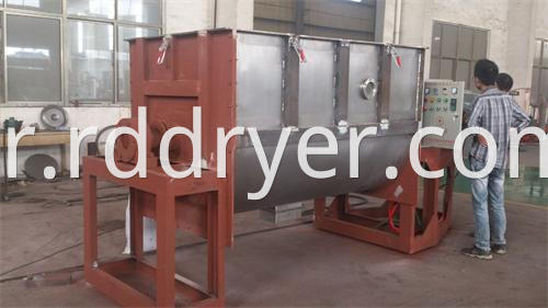 Industrial Horizontal Double Ribbon Blender Mixer Machine for Dry Powder Mixing